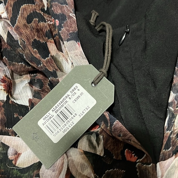 NWT All Saints Hali Alessandra Mini Dress size 4 - Picture 11 of 11